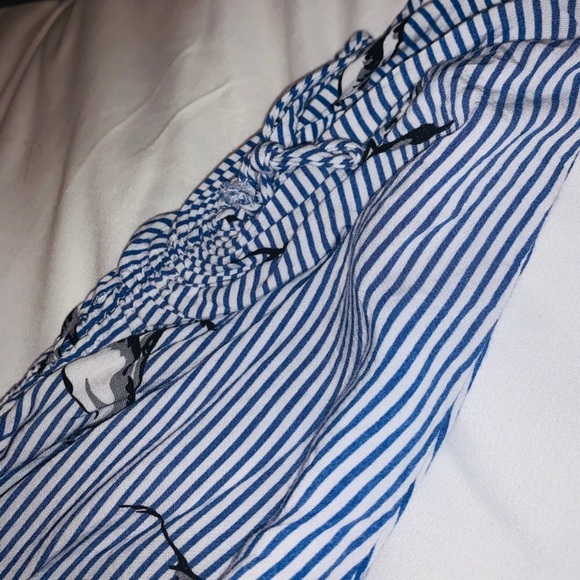 Striped Bird String Blouse - Picture 4 of 4